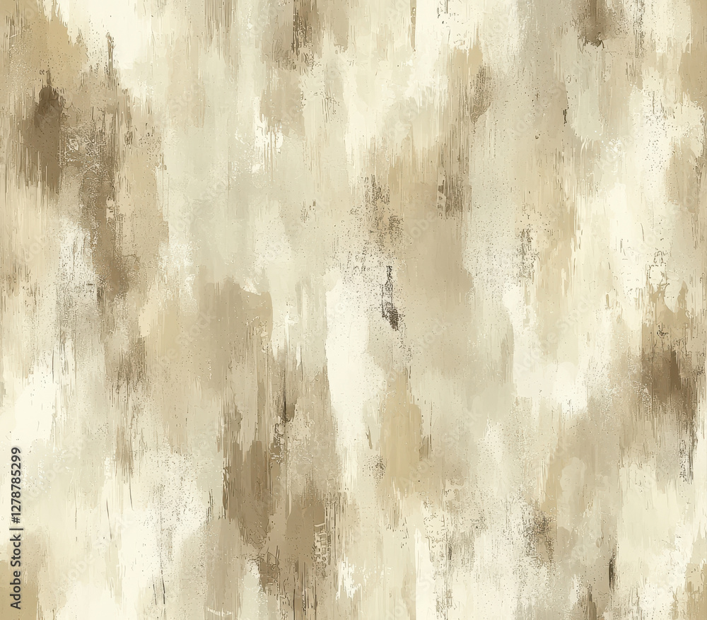 Poster soft beige and light taupe abstract texture with faint streaks and patterns, seamless pattern style.