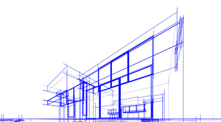 Modern Architectural Sketches &ndash; Abstract Residential Designs