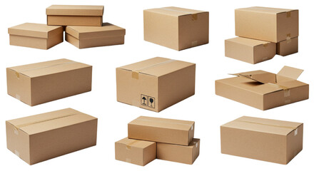 Fototapeta premium Cardboard boxes