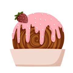 Cromboloni with Strawberry flavour