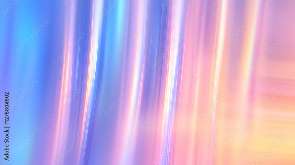 Aufkleber an abstract image showcasing smooth, flowing colors in shades of blue and pink. the soft gradients c