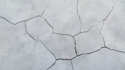Obraz premium Top view of a raw concrete background with soft shadows and an organic, unfinished texture.