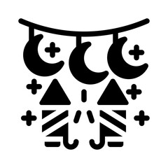 fireworks glyph icon