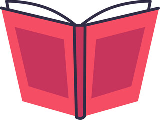 Hand Drawn Opened Book