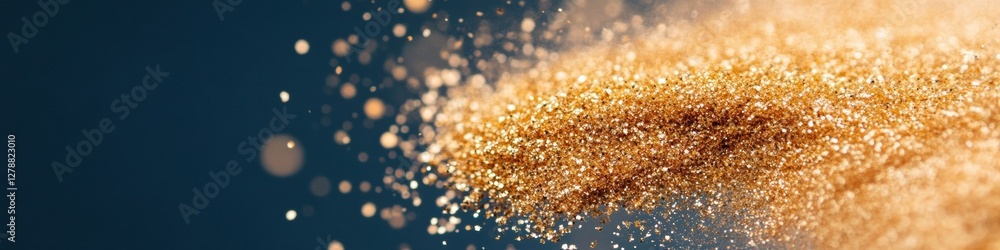 Poster Contemporary Glitter Aesthetic Dynamic Particle for Events and Digital Branding - Sparkling Texture in Celebration Design