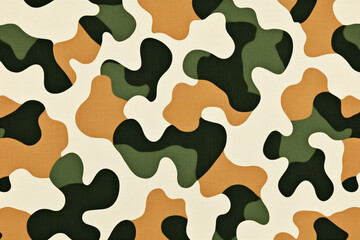 Fototapeta premium Camouflage pattern with organic shapes