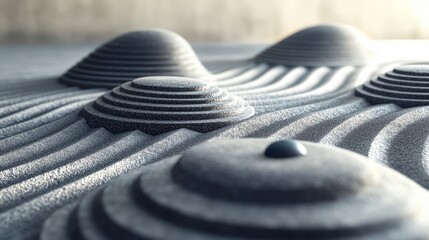 The minimalist elegance of Zen waves transforms any space into a sanctuary of balance, simplicity, and refinement.