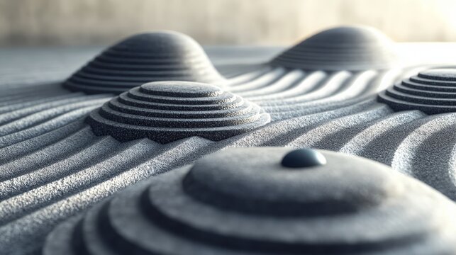 The minimalist elegance of Zen waves transforms any space into a sanctuary of balance, simplicity, and refinement.