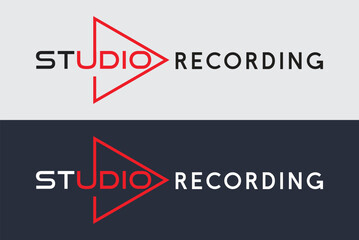 initial studio recording simple design
