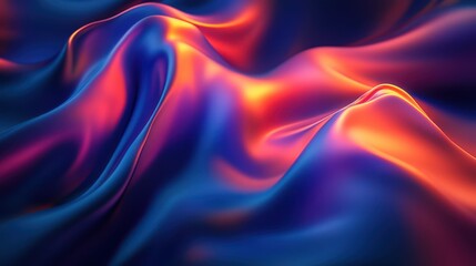 An abstract 3D animation depicting the flow of energy in a seamless, looped 4K video.