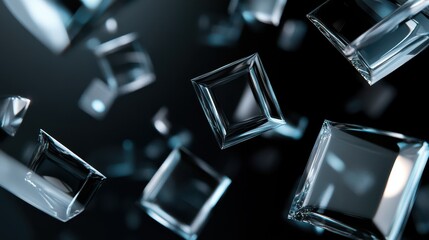 An abstract 3D animation depicting the flow of energy in a seamless, looped 4K video.