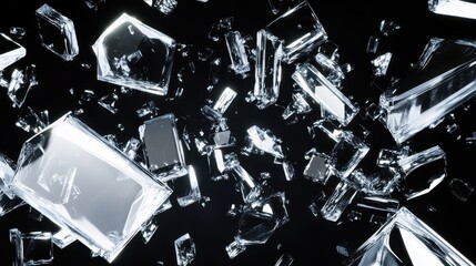 An abstract 3D animation depicting the flow of energy in a seamless, looped 4K video.