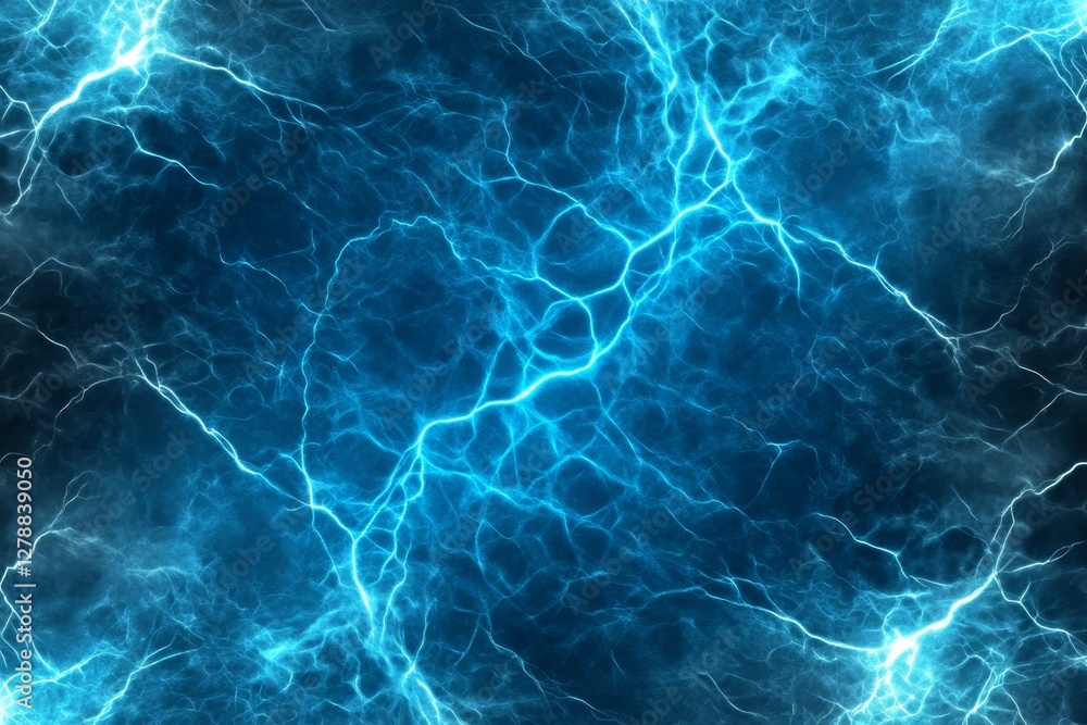 Aufkleber abstract blue network connectivity background for tech and digital design
