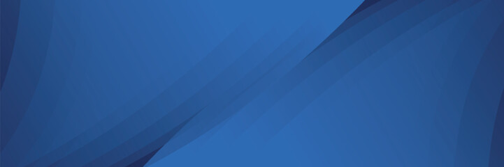 Abstract blue glowing geometric lines on dark blue background. Modern shiny blue circle lines pattern