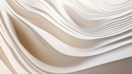 An abstract 3D render featuring geometric blocks on a dark background.