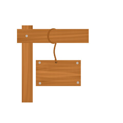 Illustration of a wooden board