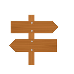 Illustration of a wooden board