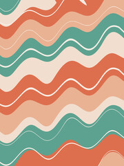 Green brown abstract background. Illustration for banner, poster, card