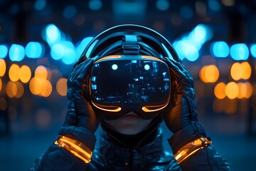Excite white woman playing online game with vr glasses and controllers.Woman is using virtual reality headset.Excited man wearing VR glasses.selective focus of multiethnic students using vr headsset.