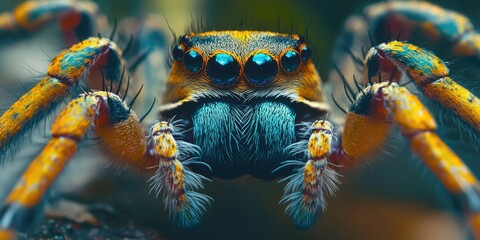 Fototapeta premium Spider Close-Up