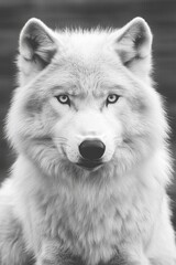 Obraz premium White Wolf Portrait