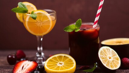 Refreshing Summer Cocktails with Citrus and Berries