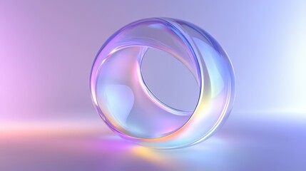 An abstract 3D render showcases a visually intriguing composition with geometric shapes and dynamic forms.