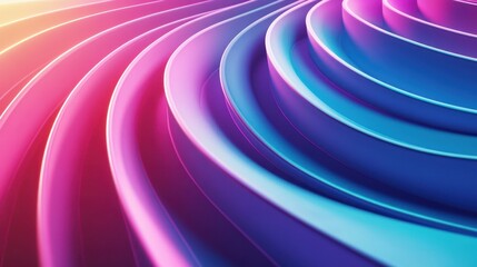 Obraz premium An abstract animation features a seamless loop with vibrant color refraction effects, set against a dynamic background.