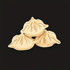 an AI Image Generator, Bamboo Steamer With Traditional Dumplings