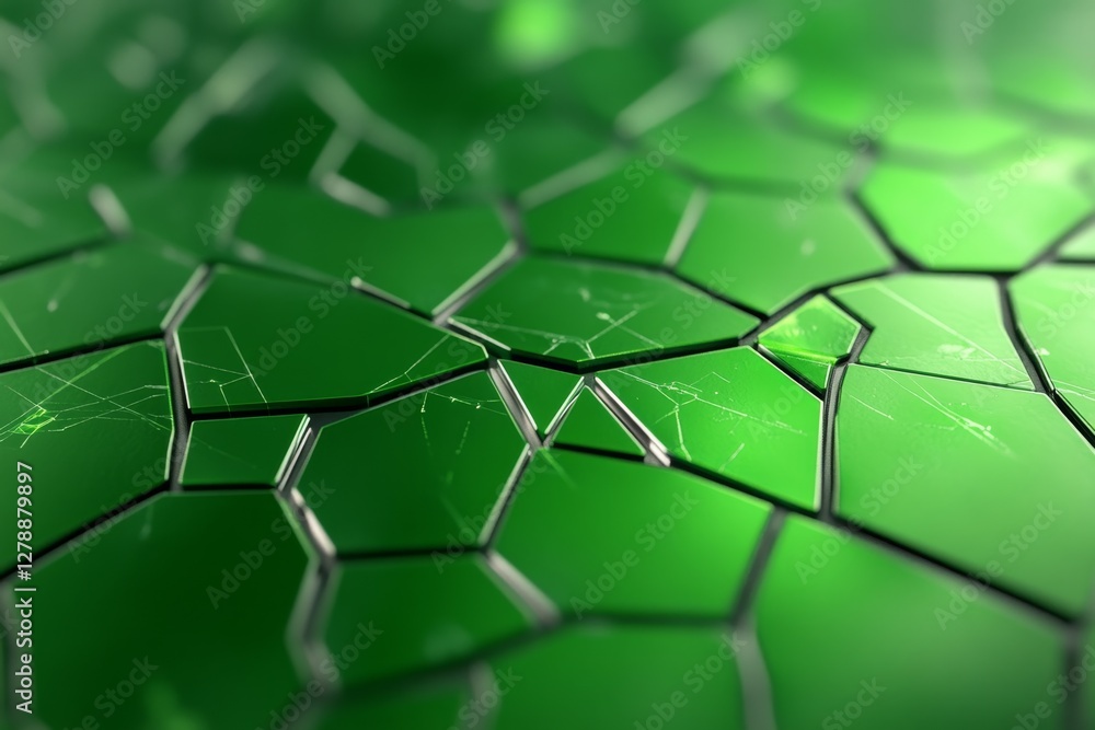 Poster abstract technology particles lines mesh background