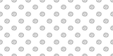 Takoyaki pattern background. takoyaki doodle patern background. doodle takoyaki seamless pattern background.