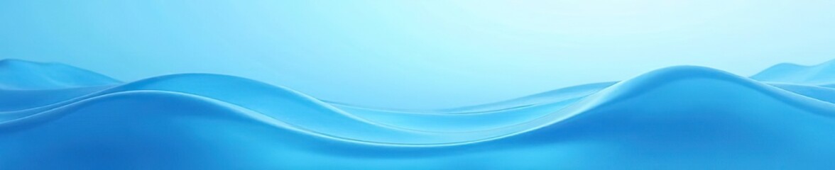Soft blue abstract background with gentle ripples, waves, minimalist, gradient