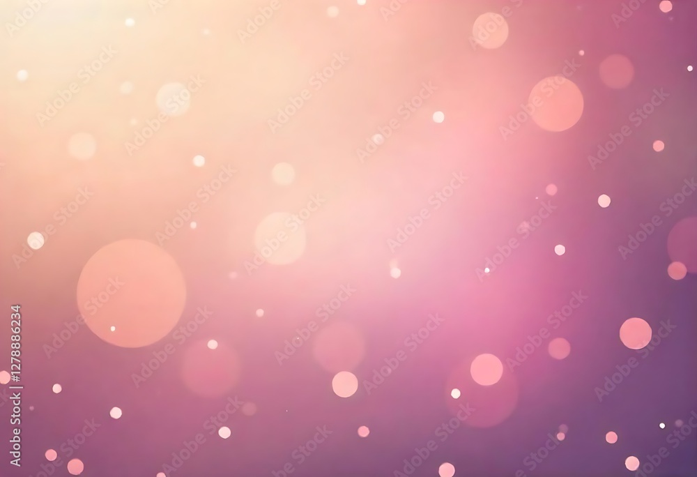 Aufkleber generative ai dreamy bokeh background in shades of pink and peach, creating a soft, romantic and eth