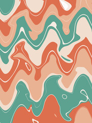 Green brown abstract background. Illustration for banner, poster, card