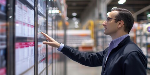 Manufacturing Executive Engages in Original Equipment Manufacturer (OEM) Strategic Sourcing and Production Through Interactive Display