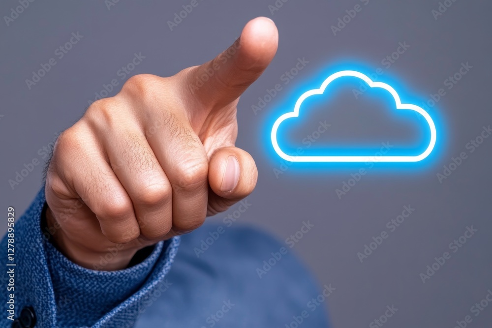Poster 5g wireless network, high speed internet, cloud computing or connect diagram technology, data storag