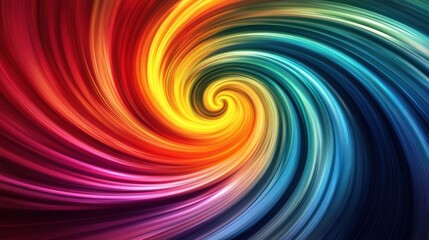 Abstract colorful spiral vortex background.