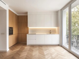 modern kitchen interior