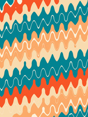 Green blue brown abstract background. Illustration for banner, poster, card