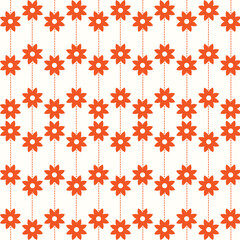 Floral abstract seamless pattern. Vector design for different surfases.