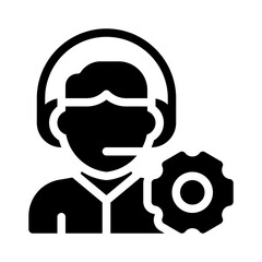 agent glyph icon