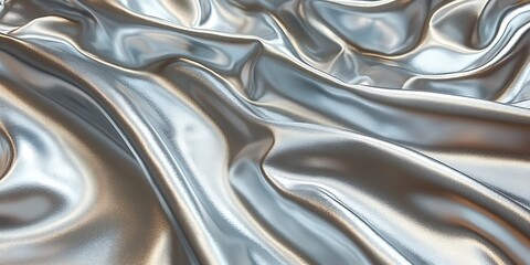 Silver Fabric Texture