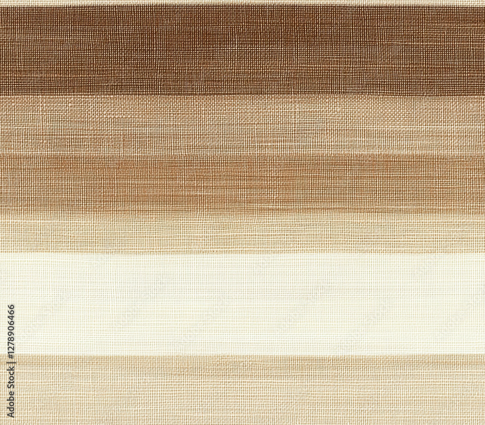 Poster muted cream and warm beige fabric with soft gradient stripes, seamless pattern style.