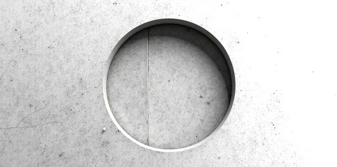 Metal ring resting on a surface, showcasing its smooth and precise edges.