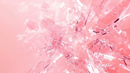 A broken data visualization graph with holographic cyber elements on a minimalistic banner.