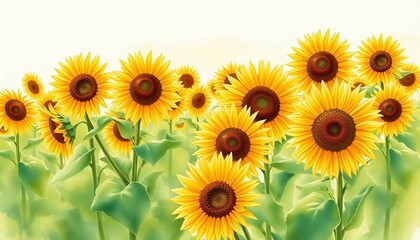Obraz premium sunflowers in the field