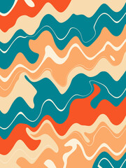 Green blue brown abstract background. Illustration for banner, poster, card