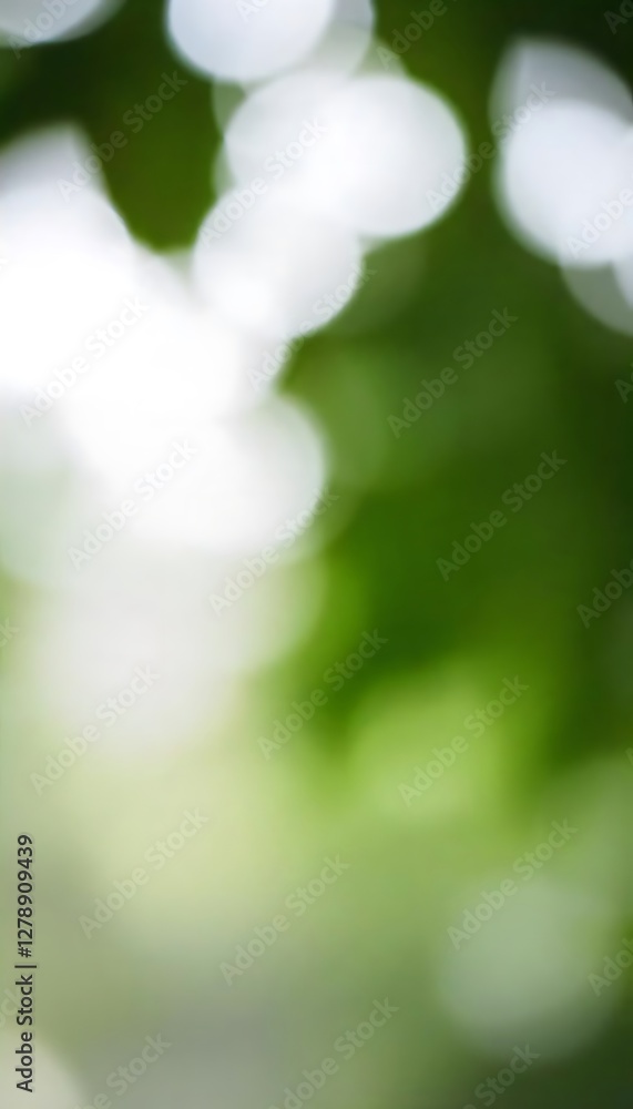 Poster generative ai captures the ethereal beauty of light filtering through lush foliage creating a dreamy