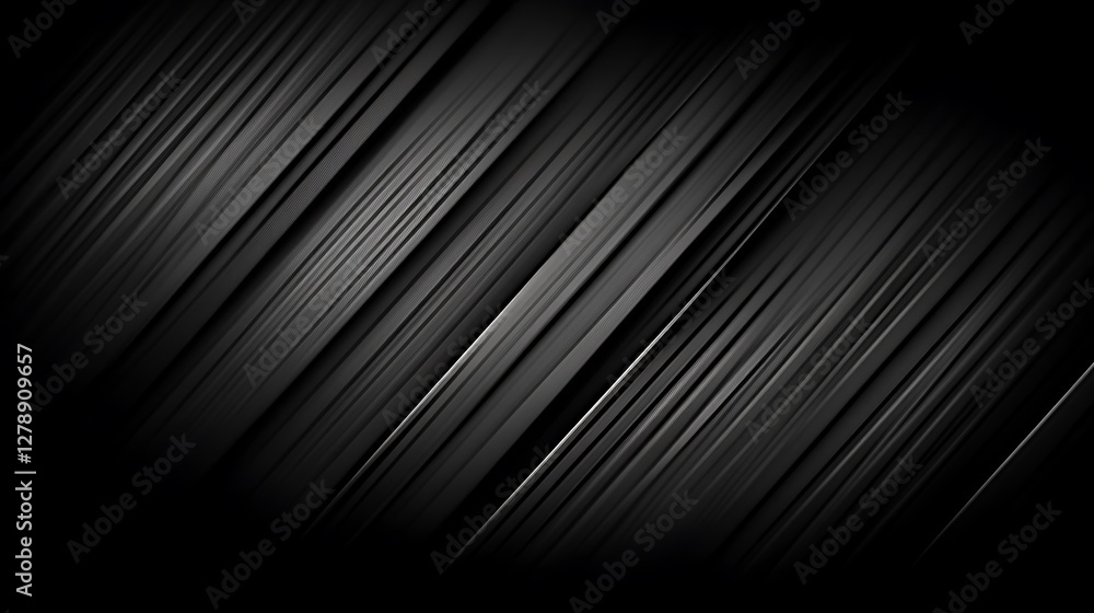 Poster sleek dark gray abstract with diagonal lines texture for backgrounds
