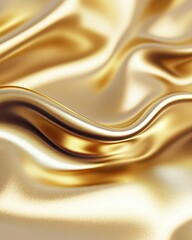 Obraz premium A gold fabric with a shiny texture